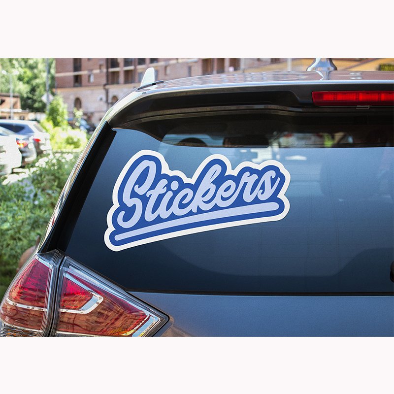 custom print vinyl sticker outdoor sticker paper all size number sticker