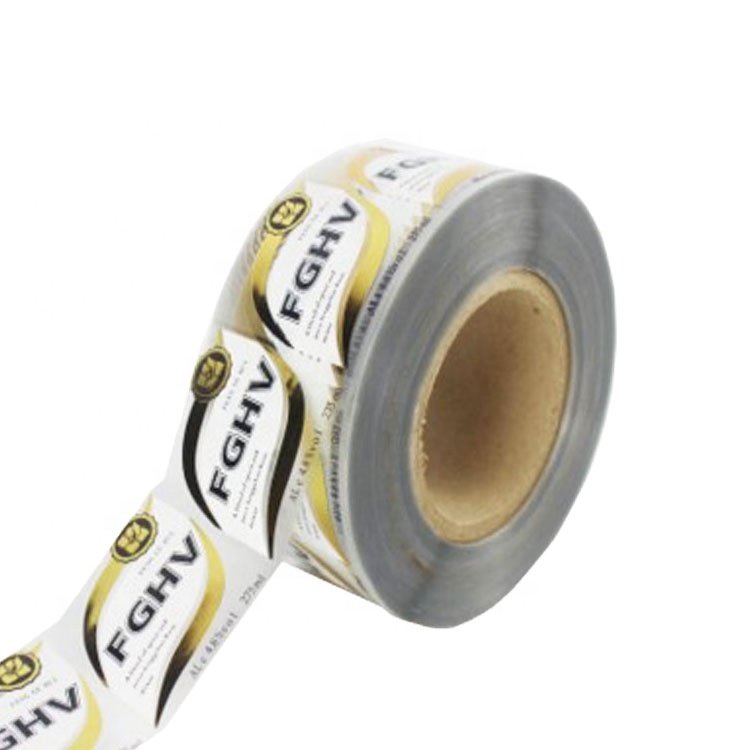 Custom Printed Logo for Packaging Labels Vinyl Transparent Waterproof Sticker Printing Roll Label Stickers