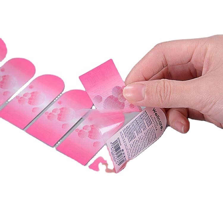 Custom Printed Logo for Packaging Labels Vinyl Transparent Waterproof Sticker Printing Roll Label Stickers