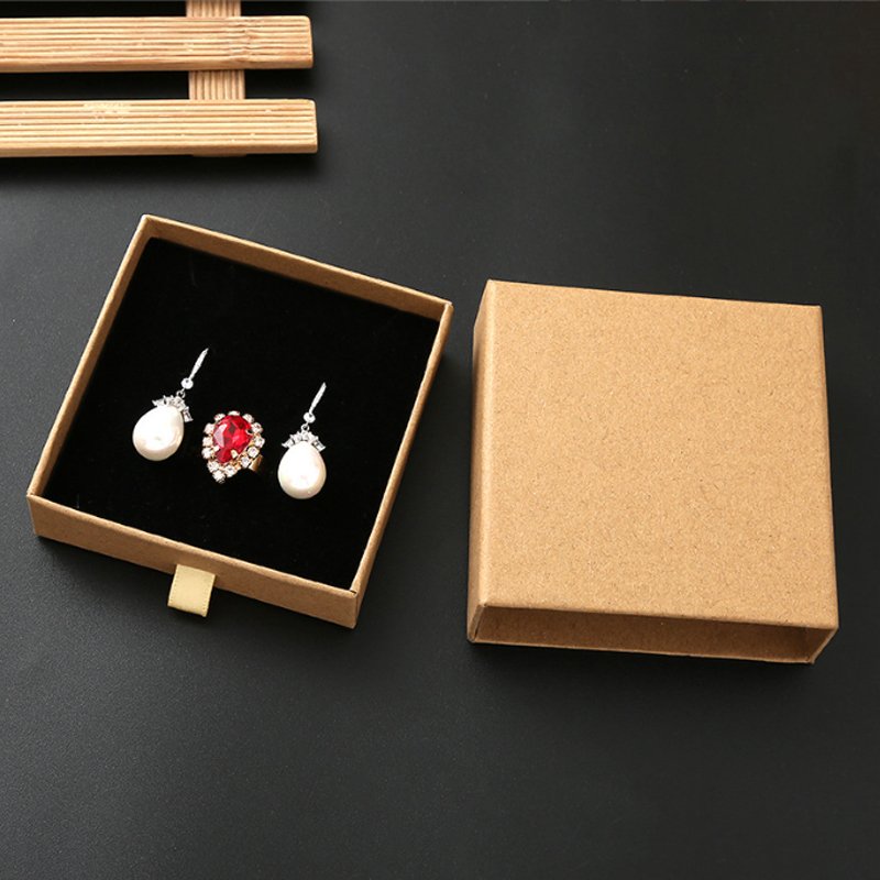 Wholesale Fashion Custom Logo Storage Foldable Cardboard Paper Gift Jewelry Drawer Boxes For Packaging