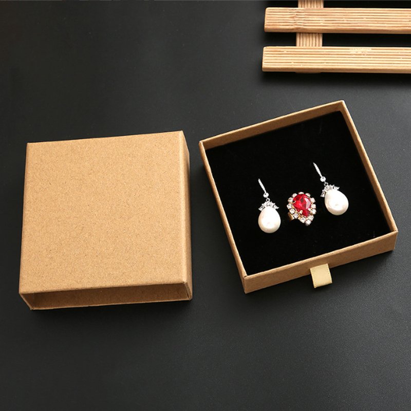 Wholesale Fashion Custom Logo Storage Foldable Cardboard Paper Gift Jewelry Drawer Boxes For Packaging