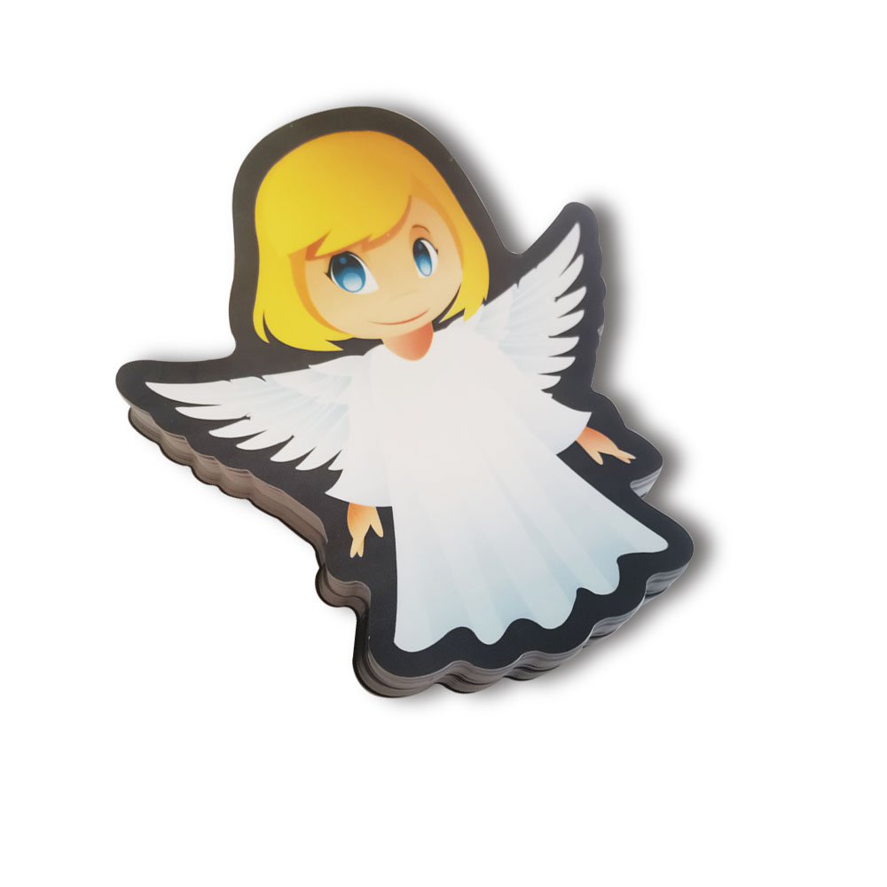 Promotional Gift Custom Shape Waterproof Vinyl Die Cut Cute Cartoon Sticker