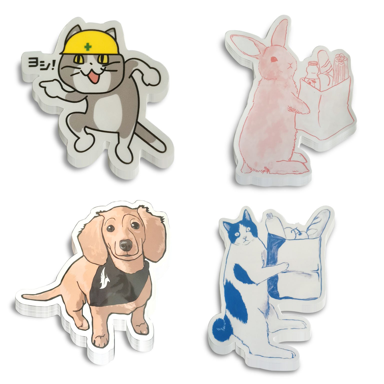 Promotional Gift Custom Shape Waterproof Vinyl Die Cut Cute Cartoon Sticker