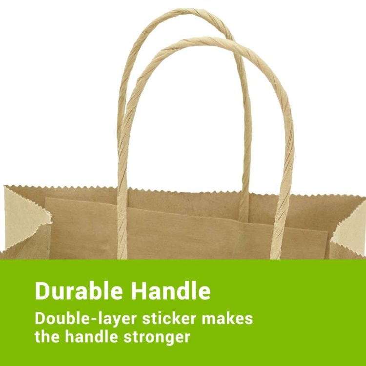 8.5x4.3x10.5 inch Paper Bags with Handle