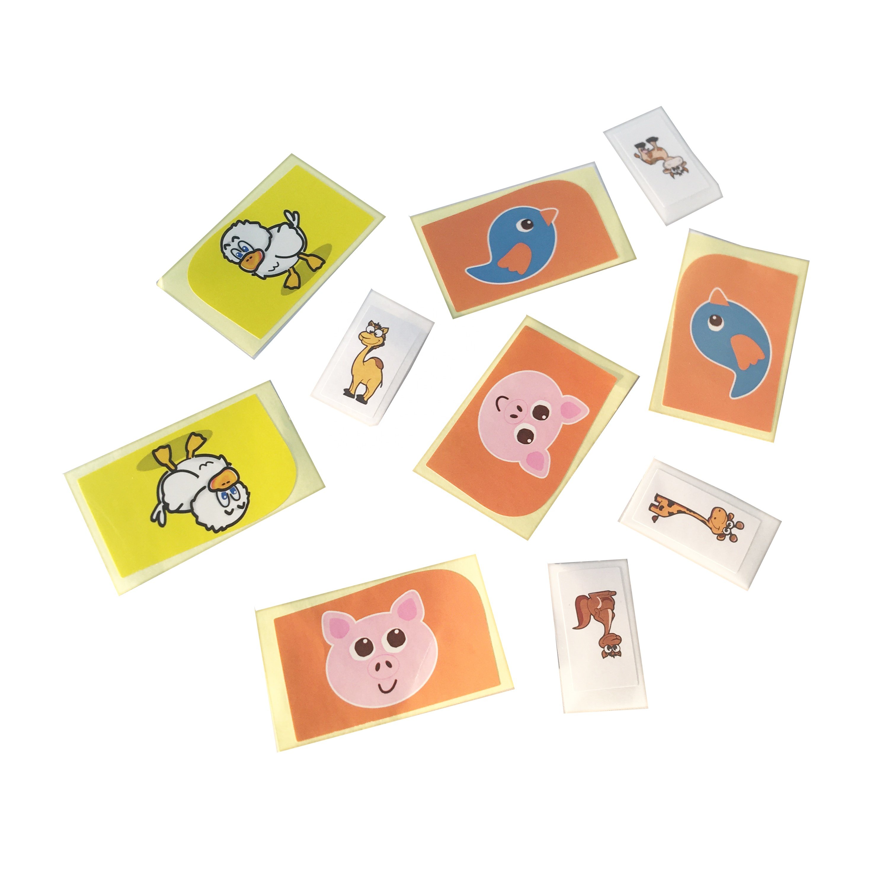 Custom eco friendly pig animal sticker label