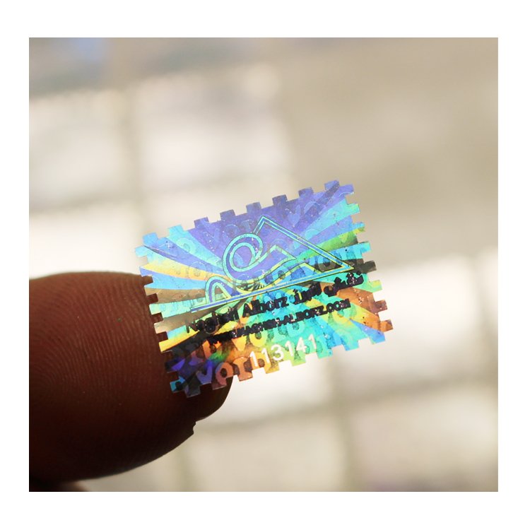 Holograms with frequencies stickers High Quality Holograms With Frequencies Hologram Labels With Laser Marking.