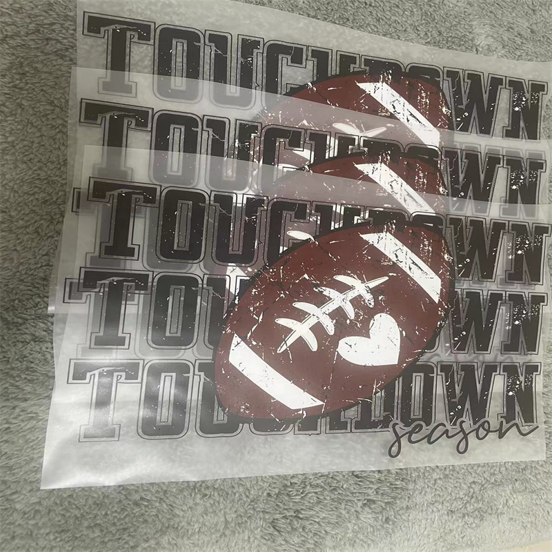 High quality Custom durable Dtf Heat Transfer Stickers Dtf Heat Transfer Label nfl ready To Press Heat Transfer Designs