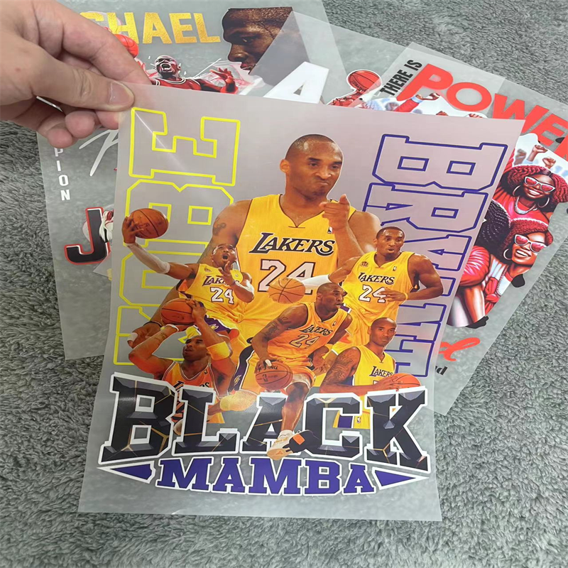 High quality Custom durable Dtf Heat Transfer Stickers Dtf Heat Transfer Label nfl ready To Press Heat Transfer Designs
