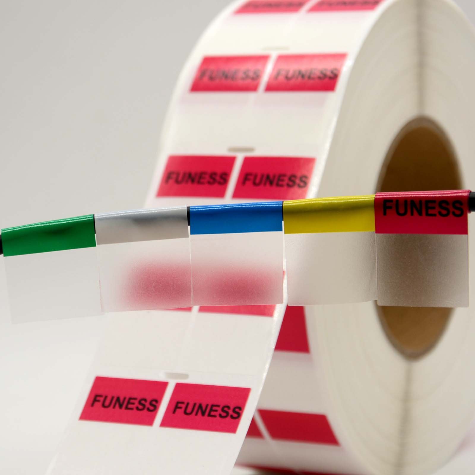 Vinyl Thermal Transfer Barcode Label Sticker Strong Adhesive Printing Cable Label Made In China