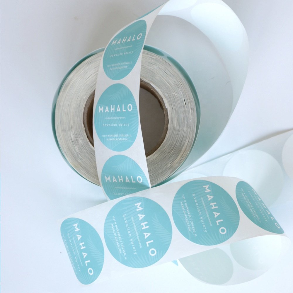 Custom Waterproof Self Adhesive Rectangle Adhesive Cosmetic Label Sticker