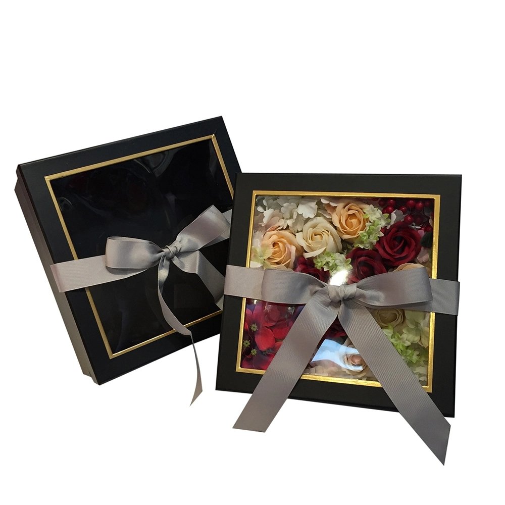 2022 Flower Bouquet Packaging Box Suitcase Design Cardboard Flower Gift Box With Wholesale Flower Gift Box