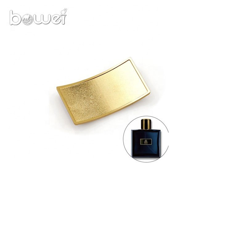 Bottle Label Perfume Embossed Aluminum 3d Metal Waterproof OEM Custom Stickers Offset Printing Adhesive Sticker Metal Color