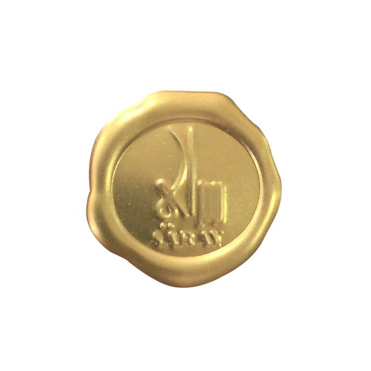 Bottle Label Perfume Embossed Aluminum 3d Metal Waterproof OEM Custom Stickers Offset Printing Adhesive Sticker Metal Color