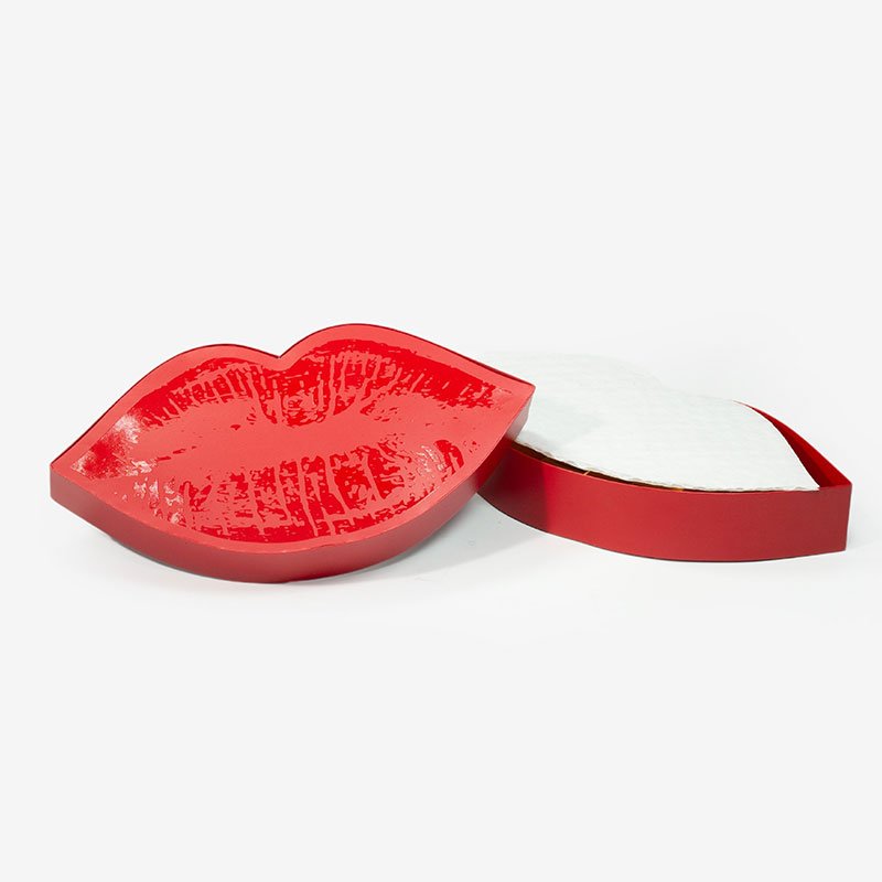 Red Lip Shaped Gift Box Children Candy Snack Packaging Gift Box lip gloss packaging box