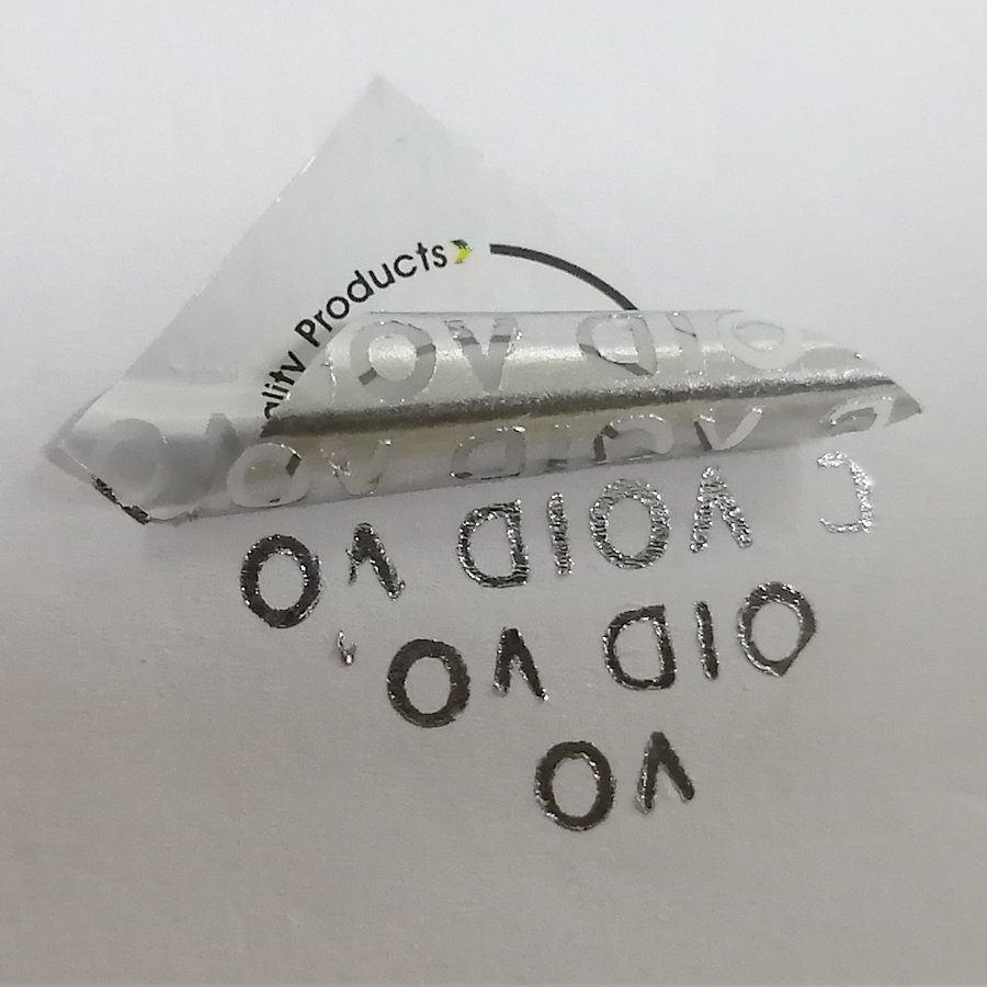 Top Selling Customized Waterproof Heat Resistant Sealing Sticker Blank Security Seal void warranty label