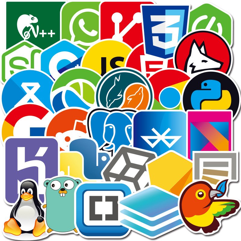 100 108 Pcs Cute Lovely PVC Stickers Computer Programmer Hp Laptop Laptop Stickers Programming