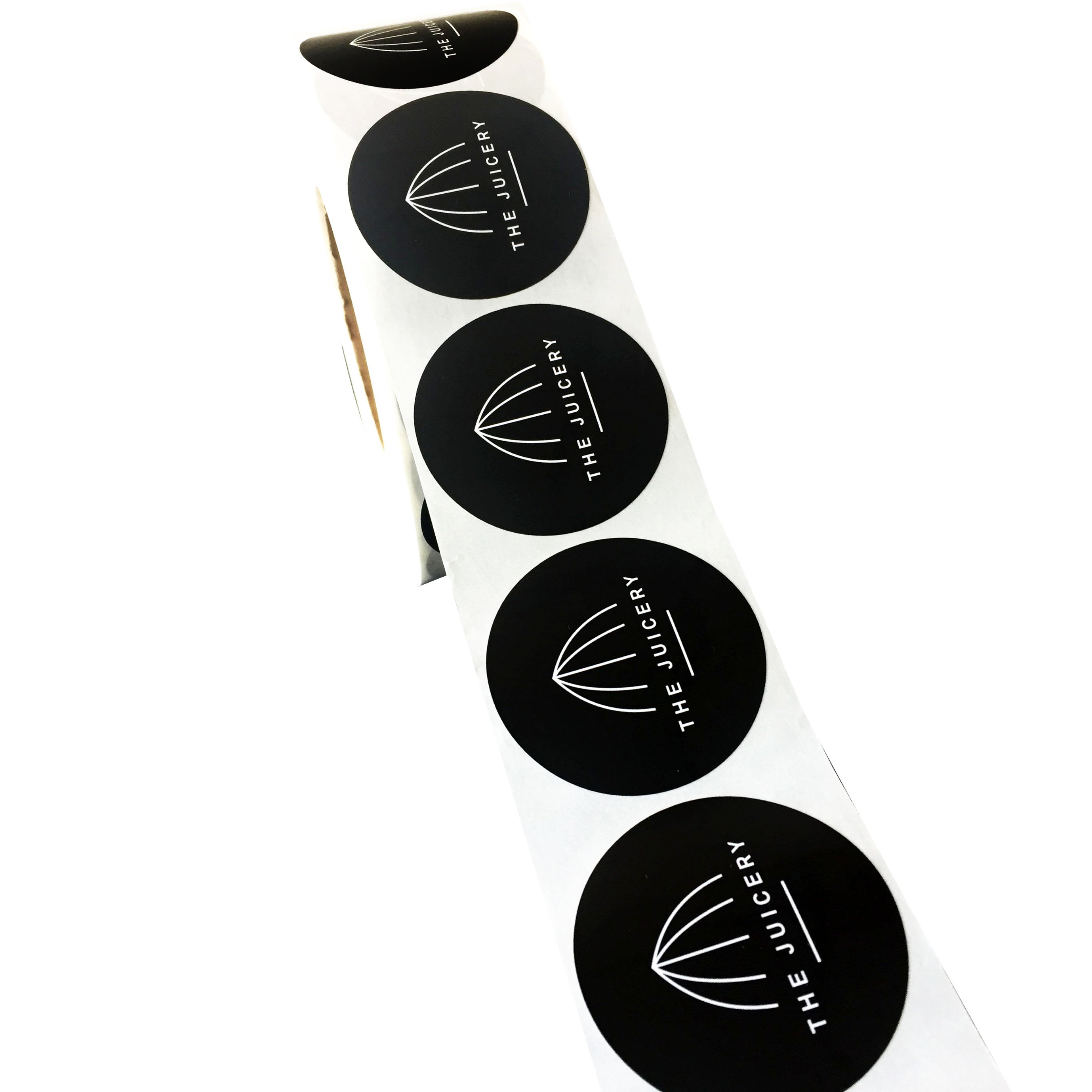 Waterproof Label Stickers Round Sticker for Cosmetics Personalized Logo Stickers Print Labels 2 inch Round