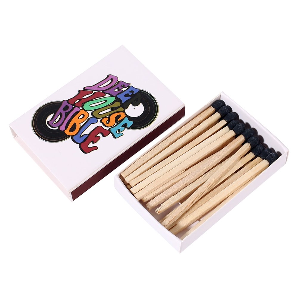 Printing Paper Custom 50 Stickers Matches Packaging Matchbox 50pcs Match Stick Package Matchstick 50 Pieces Per Matchbox