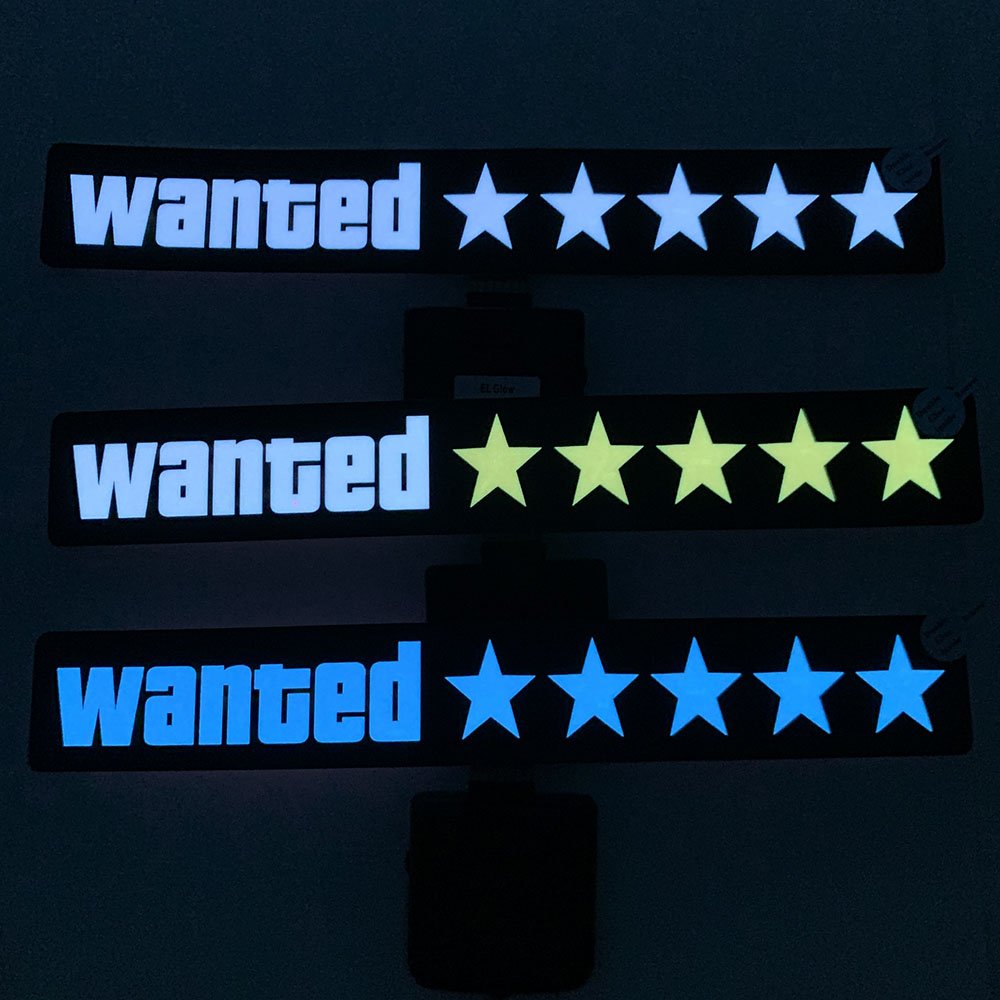 Newest Lucky Cat Sign JDM Custom DIY EL luminous logo flexible LED lighting car sticker Wanted GTA Electric Sticker