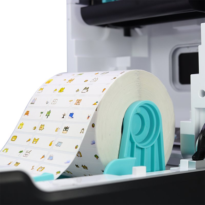 Factory upgraded fully automatic thermal resin ribbon printer name sticker label printer