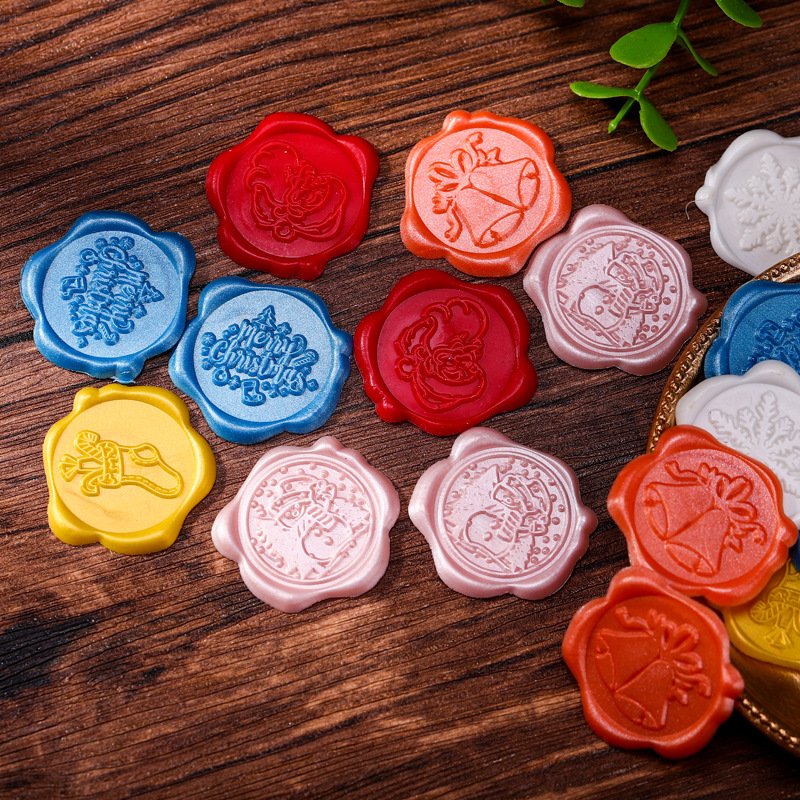Custom 3d Logo Wax Seal Wedding Sticker Adhesive For Gift Envelope