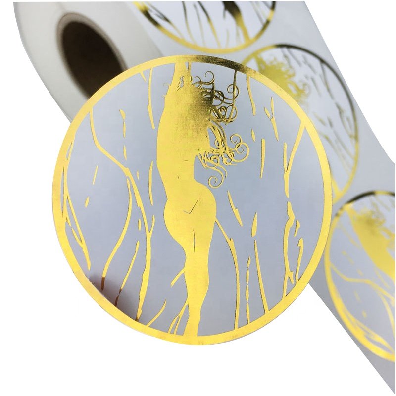 Lisheng Customize Adhesive Vinyl Waterproof Circle Round Stickers Roll Bottle Jar Food Product Logo Label Sticker