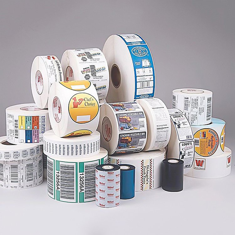 Custom White Poly Waterproof Bottle Label Sticker Roll Adhesive Logo Design Pesticide Pill Industrial Print Manufactured Custom