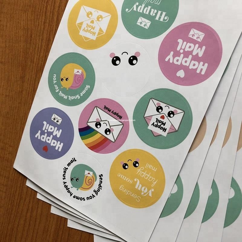 Cartoon sticker style and promotional gifts use small sticker