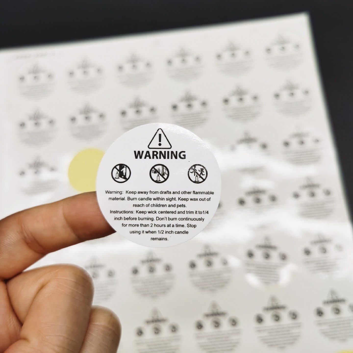 Custom Clear Transparent Logo Plastic Vinyl Label Printing roll barcode paper Stickers