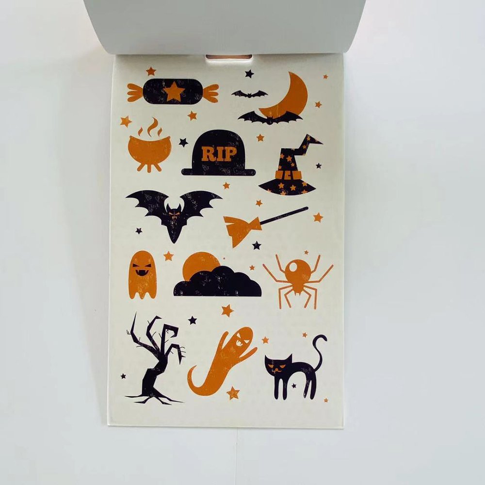 Cartoon Printing Self Adhesive Halloween Scrapbook Oem Aroma Sticker Lasting Fragrance Scratch And Sniff Sticker