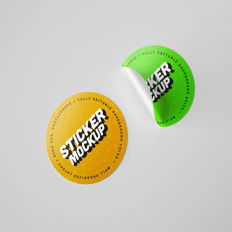 Custom Logo Round Shape Waterproof Self Adhesive Bottle Label Printing Label Stickers