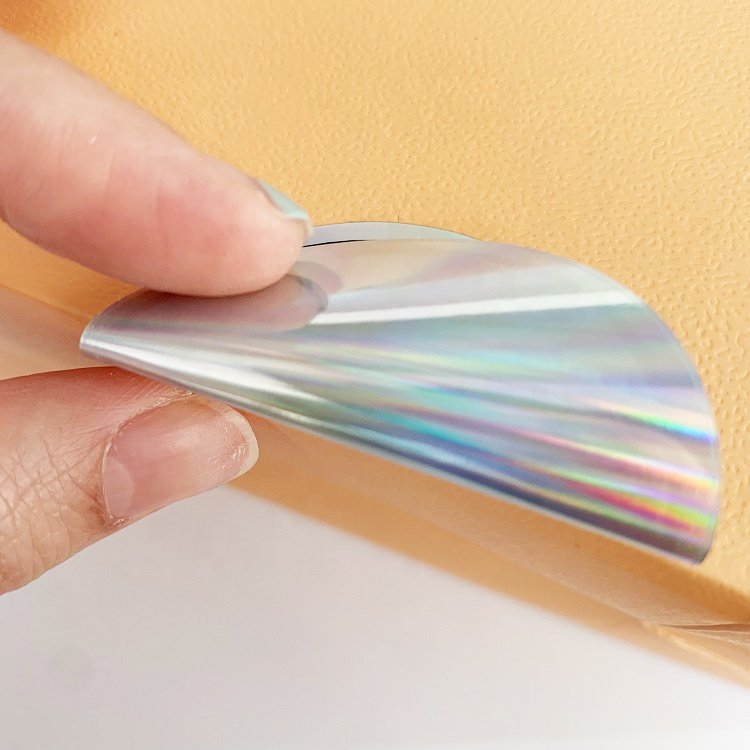 Custom Printing Holographic Die Cut Sticker Brand Logo Vinyl Label Laser Hologram Stickers