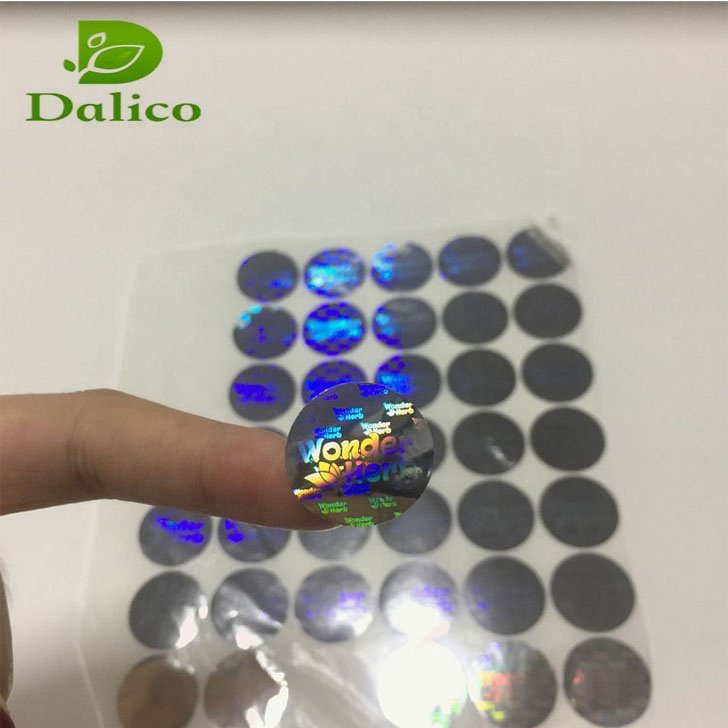 Factory hot stamping foil anti-counterfeit 3D custom hologram sticker security label color change stickers