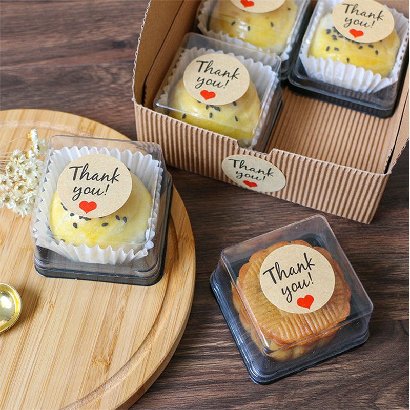 Custom Printing Kraft Paper Thank You Sticker Rolls