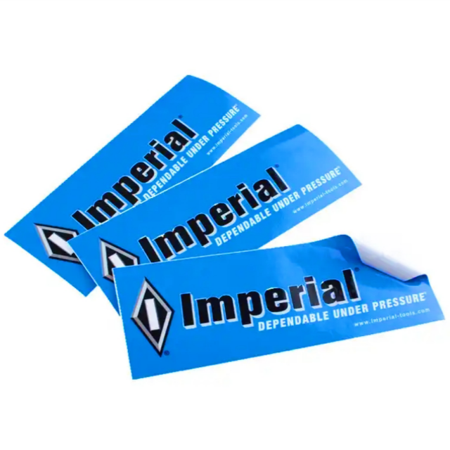 Customized vinyl waterproof stickers die cut strong adhesive labels hot selling self-adhesive labels stickers