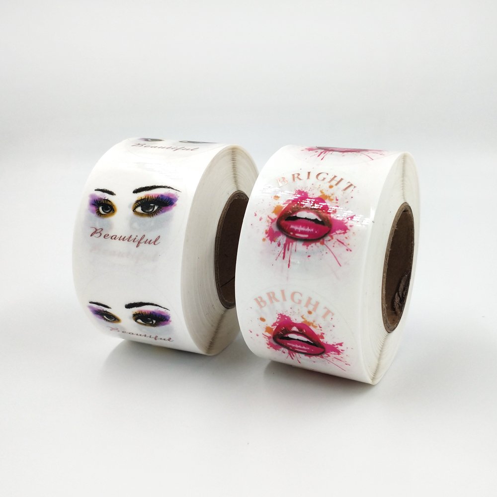 Premium Waterproof Cosmetic Lip Gloss Tubes Private Label,Custom Lipgloss Sticker Logo Vinyl Label For Lip Gloss