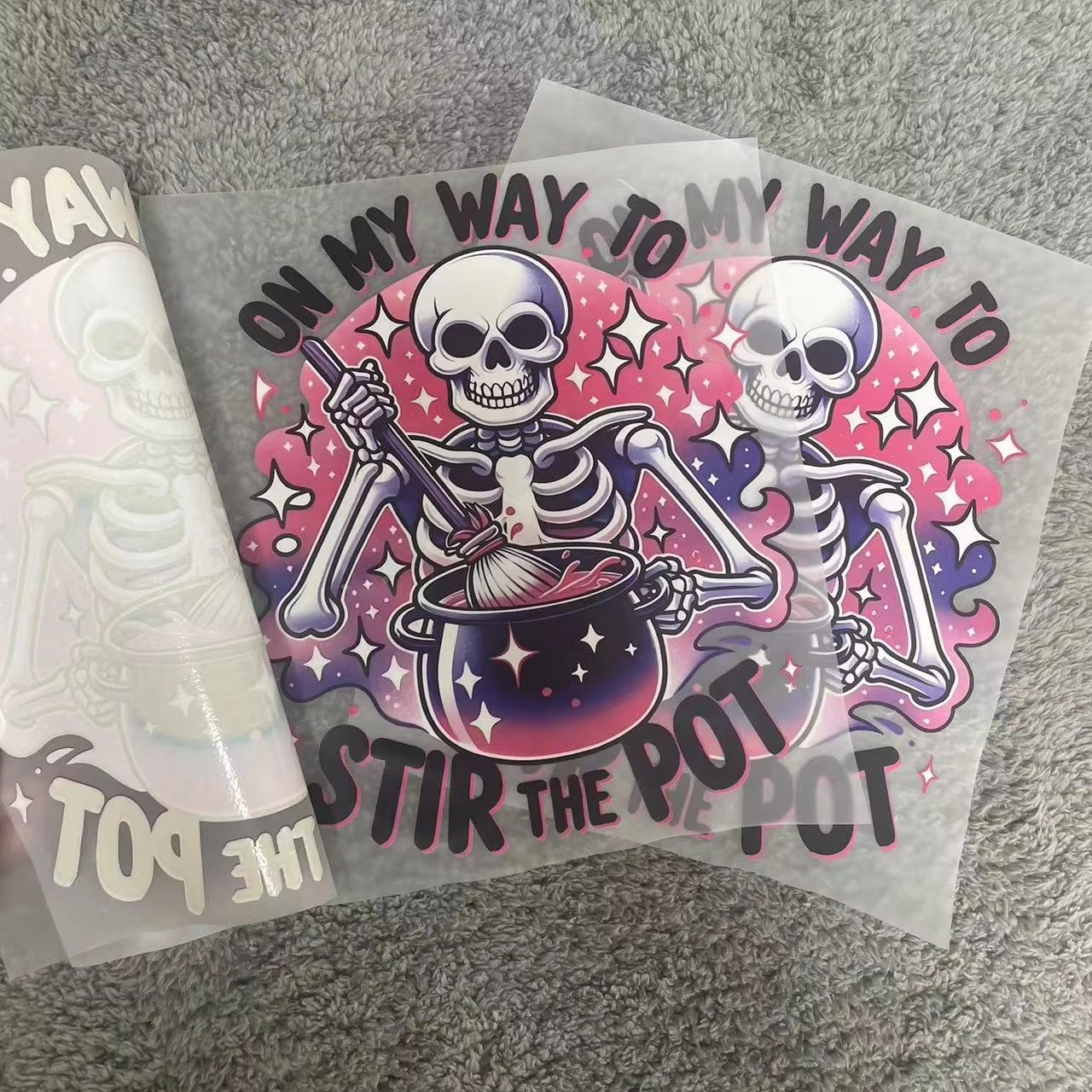 wholesale Dtf Transfers Heat Transfer Designs Ready to Press High viscosity Iron On Sticker Heat Transfer Prints On Garments