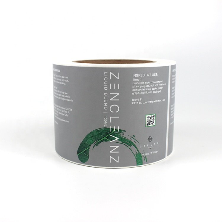 Custom Food Packaging Label Printing Sauce Bottle Label Spice Jars Bottle Sticker Food Vinyl Sticker Custom Logo Sticker