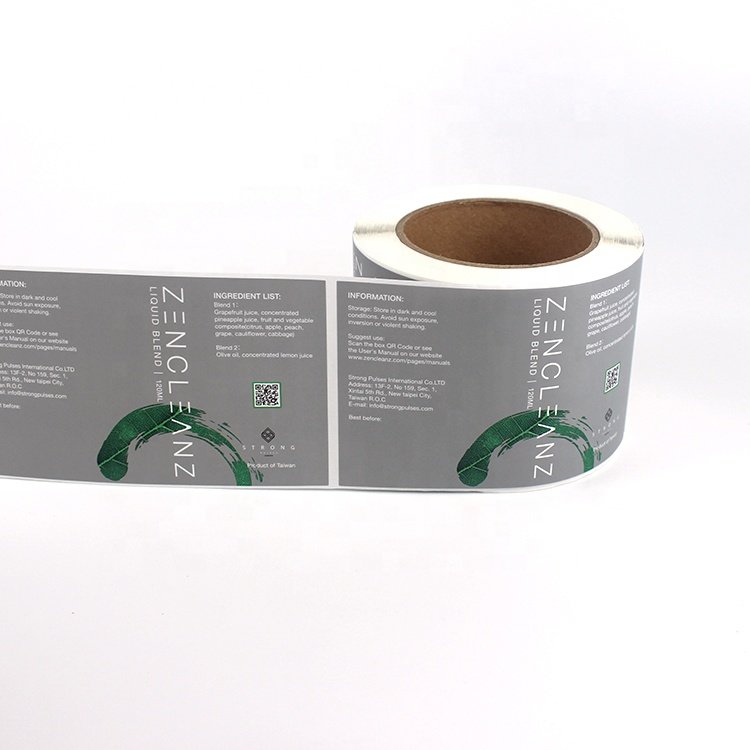 Custom Food Packaging Label Printing Sauce Bottle Label Spice Jars Bottle Sticker Food Vinyl Sticker Custom Logo Sticker