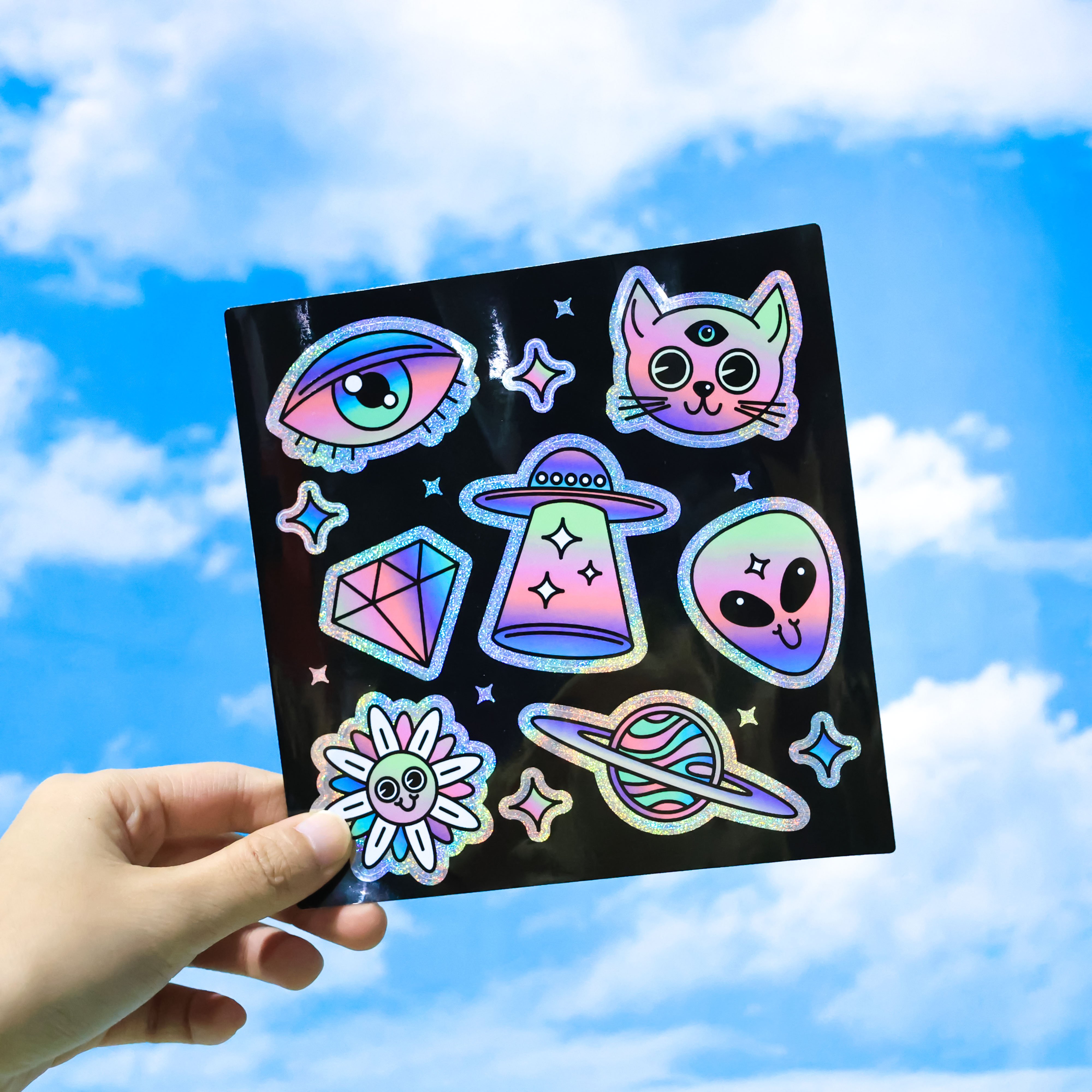 Custom vinyl printing adhesive waterproof cartoon die-cut clean label stickers