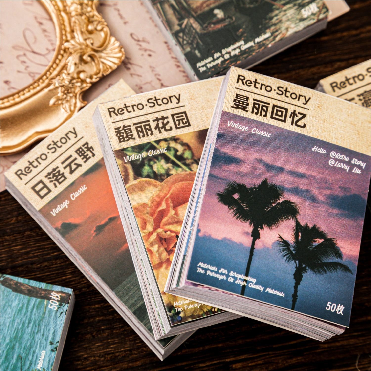 50 Pieces/Pack Sticker Book Soul Travel Series Ins Style Hand Account Collage Journal Decorative Source Material into 6 Options