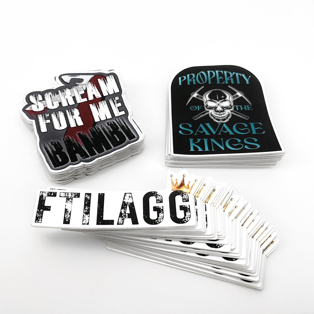 High Quality Digital Printing Logo Label Cartoon Decorative Sticker Sheet Self Adhesive Waterproof Vinyl Custom Die Cut Sticker