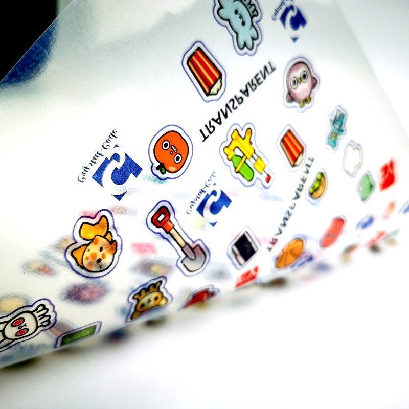 Durable 150 Pcs Per Pack Waterproof Transparent Printed A4 8.5*11 Vinyl Sticker Sheet Paper For Inkjet Printer