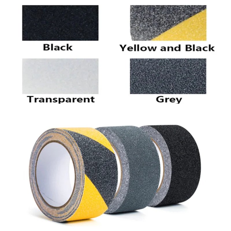 5m Floor Stairs Non Slip Tapes Indoor/Outdoor Bathroom Anti-Slip Strong Adhesive Stickers For Safety Traction Tape Stairs Floor
