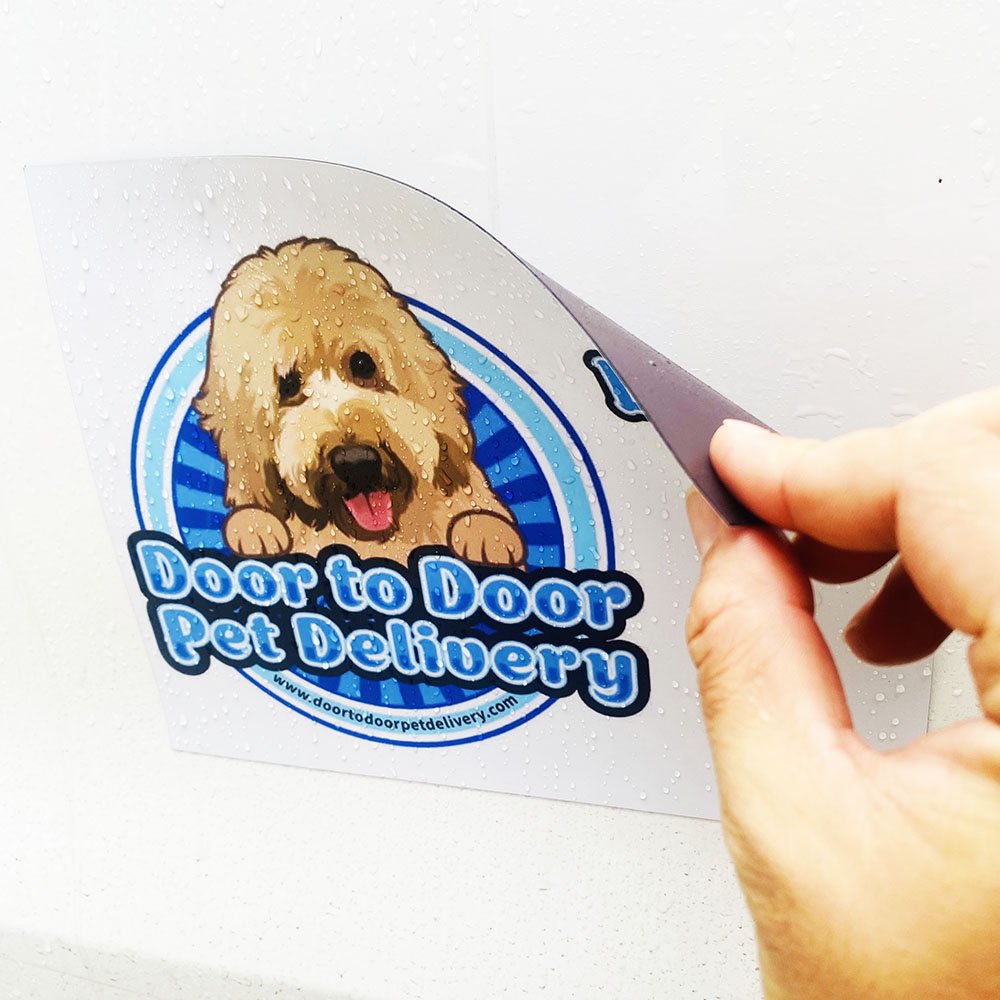 Waterproof Custom Printing Die Cut Vinyl Soft Magnetic Stickers For Car