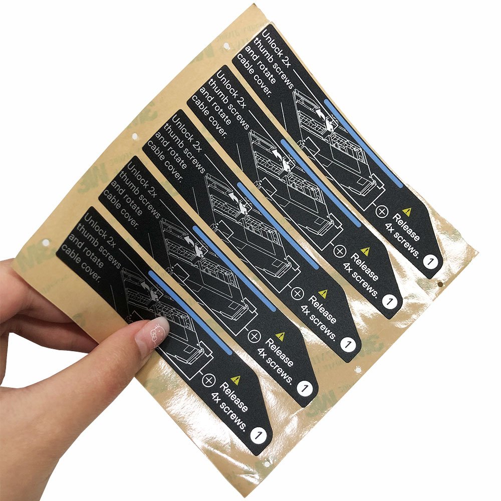 Custom Cheap Soft Frosted Scrub Self-adhesive Packaging Label Electrical Stickers Computer Case Logo Pc Sticker