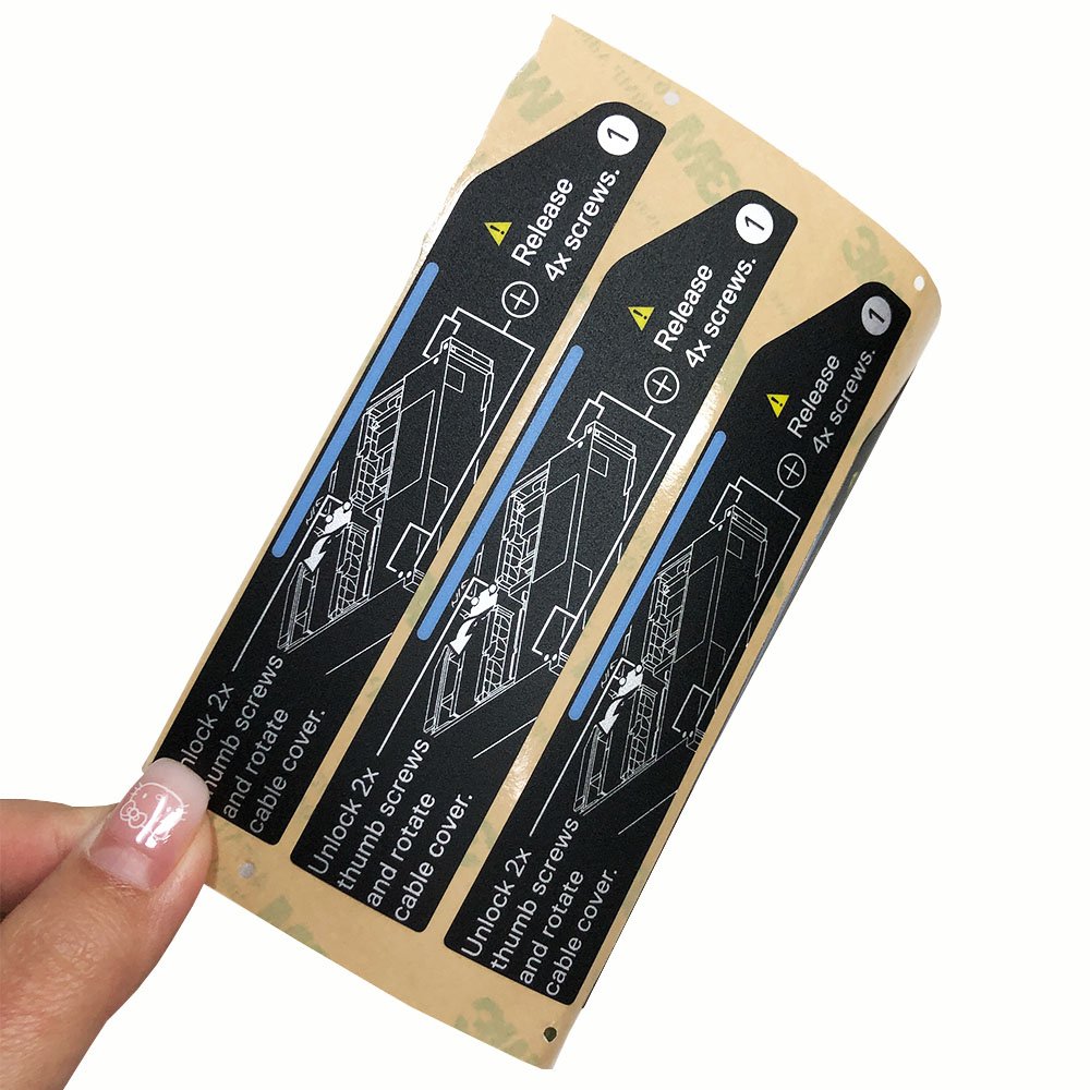 Custom Cheap Soft Frosted Scrub Self-adhesive Packaging Label Electrical Stickers Computer Case Logo Pc Sticker