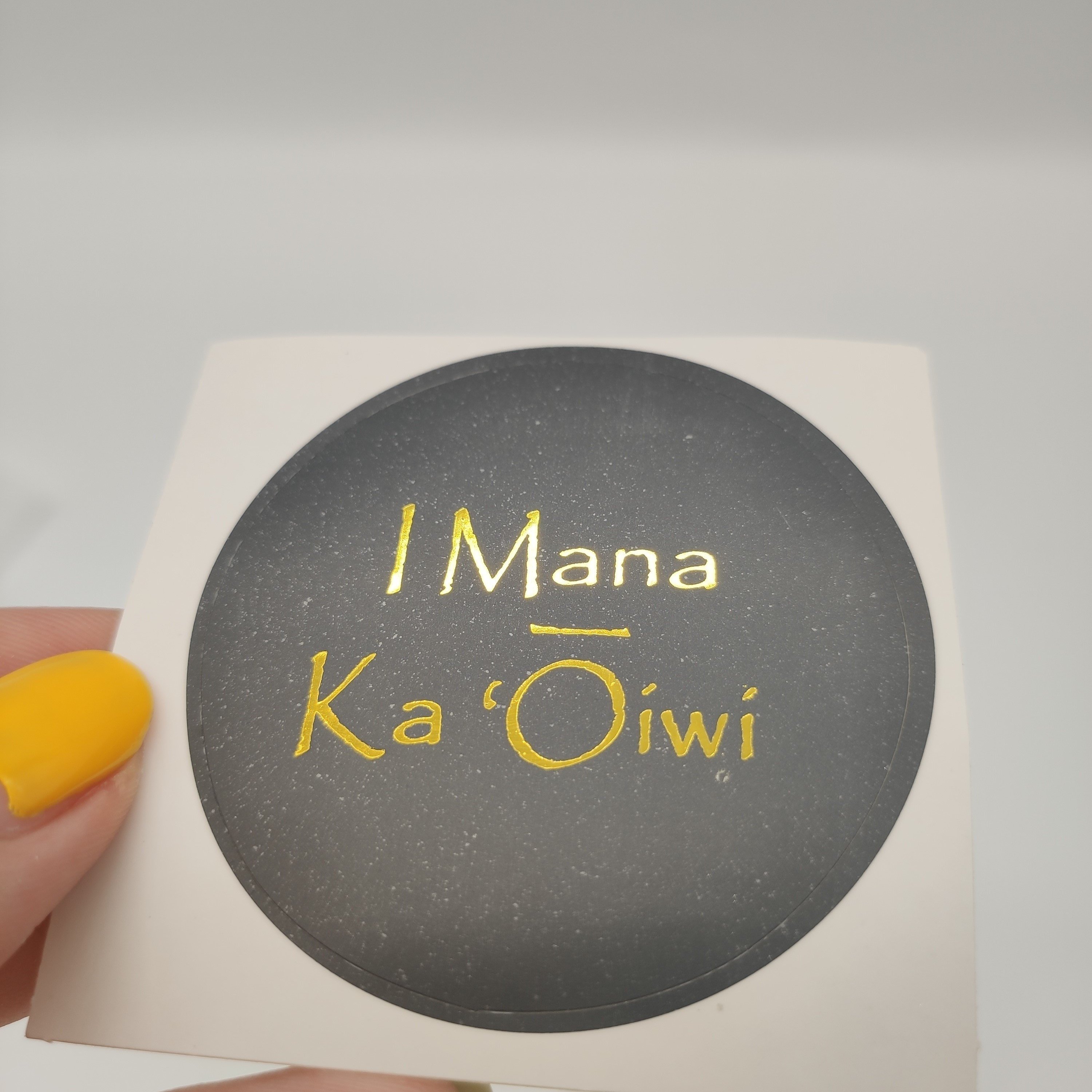 Private Design Custom Die Cut Adhesive Paper Stickers custom Gold Foil Printed Brand Logo sticker