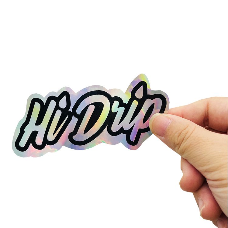 Manufacturer holographic custom logo sticker printer label adhesive sticker