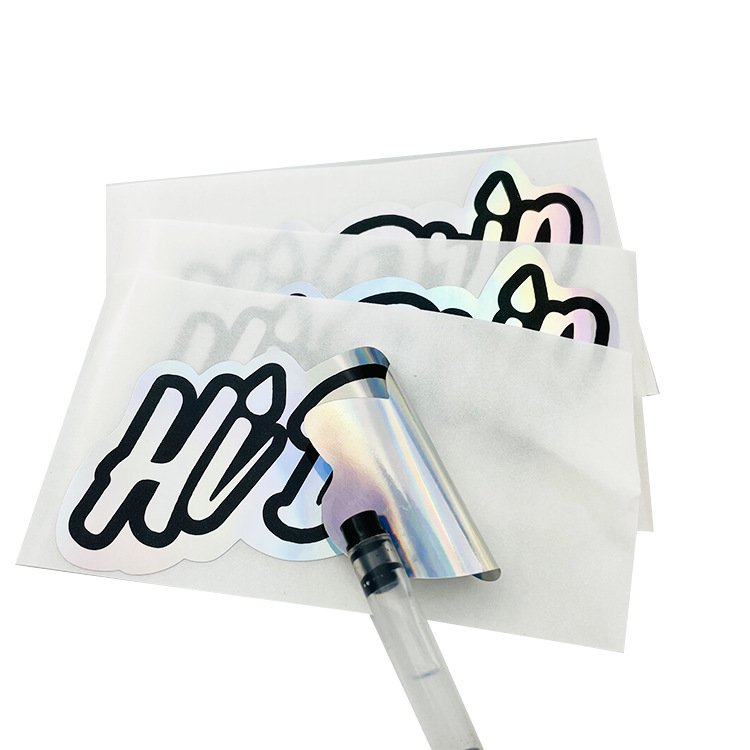Manufacturer holographic custom logo sticker printer label adhesive sticker
